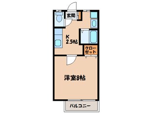 ライオネスⅡA棟の物件間取画像